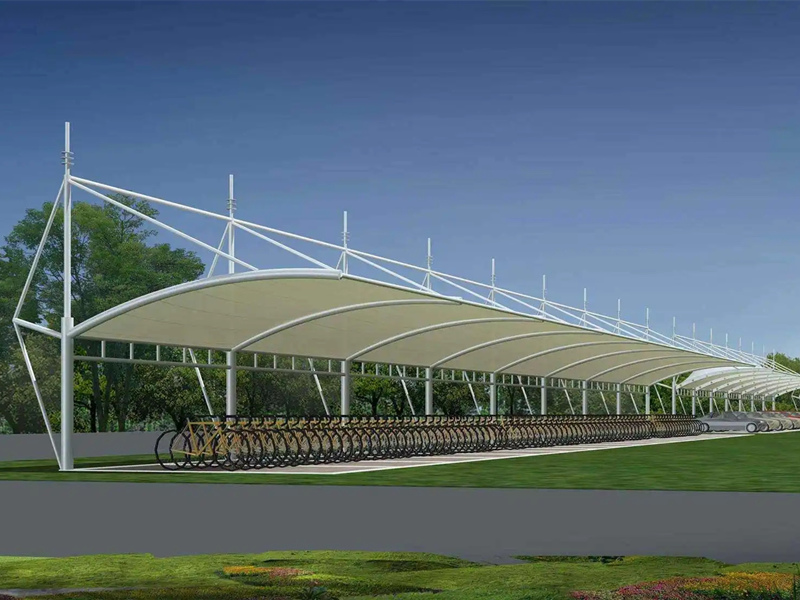 陜西西安膜結(jié)構(gòu)電動車棚 工程設(shè)計(jì)、施工與造價(jià)全解析