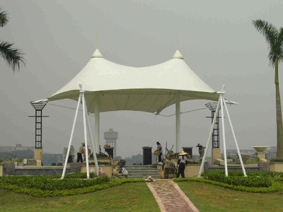 青島膜結(jié)構(gòu)景觀棚 設(shè)計與施工的藝術(shù)與科學