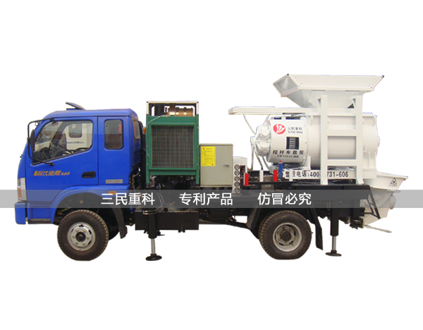 車載式混凝土攪拌輸送泵,攪拌泵送一體車|攪拌地泵_工程機(jī)械欄目